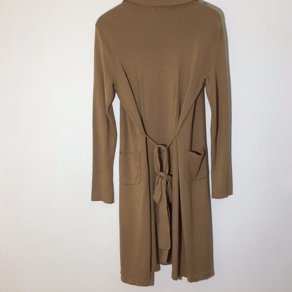 CAbi Camel Colored Long button up sweater - Picture 6 of 6